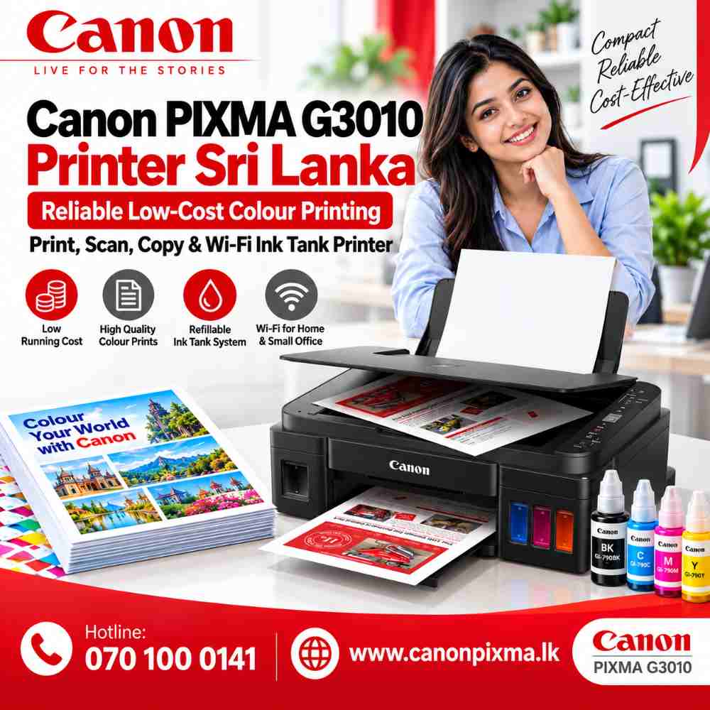 Canon PIXMA G3010 Printer Sri Lanka Price