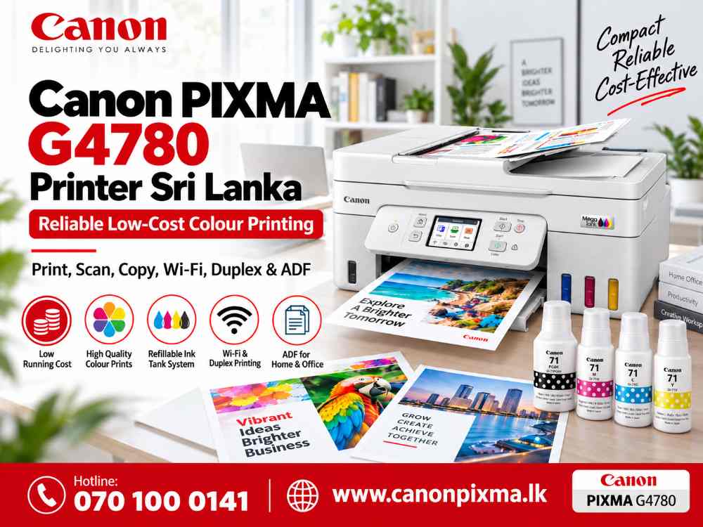 Canon PIXMA G4780 Printer Sri Lanka Price
